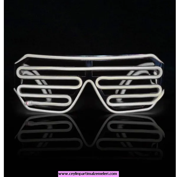 Lüks 3 Boyutlu Işıklı Gözlük